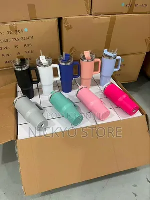 14oz Insulated Travel Mug (With Handle Straw)