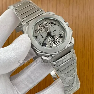 Bvlgari Luxury Men's Designer Chain Strap Wristwatches