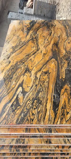Ivory Brown Granite Slabs (Gangsaw)