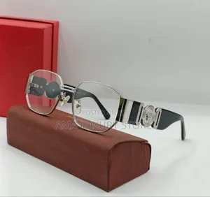 Versace Premium Luxury Transparent Clear Lense Glasses