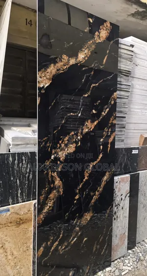 Black and Gold (Michael Angelo) 240cm X 80cm Tiles for Walls and Floor