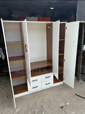 6 Ft MDF Wardrobe
