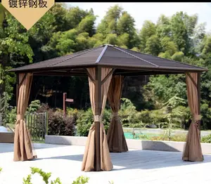 New Modern Foreign Made Gazebo With Curtains