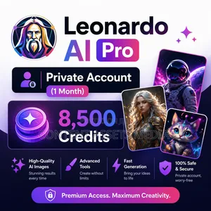 Leonardo Ai 1 Month Account (17000 Credits)
