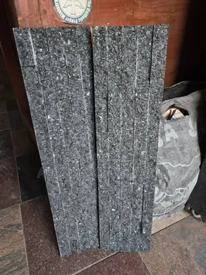 Black Galaxy Cultured Stone Tiles (Cracked Wall)