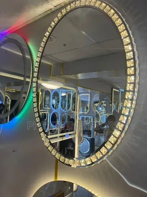 80 × 60cm Crystal Design Led Mirror With Light and Sesnor