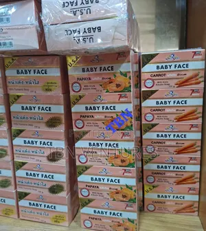 Kbrothers Baby Face Soap; Tumeric, Carrot Papaya Versions 10in1 Pack