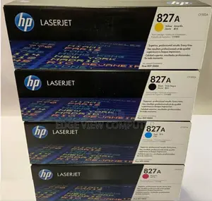 Hp 827a Black and Color Original Laserjet Toner Cartridge