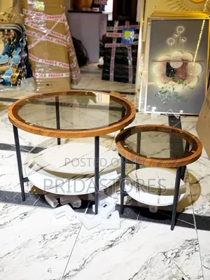 2 in 1 Modern Living Room Table Set