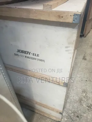 Jordy-Ele SVC-60kva Servo Central Stabilizer - 100v-260v