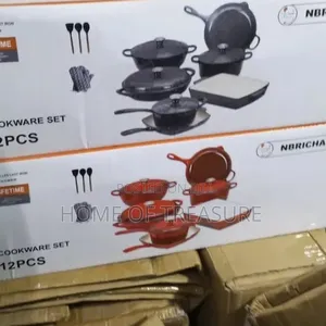 Nb Richard Brand 12-Piece Die-Cast Cookware Set