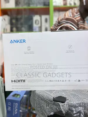 Anker 675 Usb-c 12 In 1 Docking Station With Monitor Stand/Wireless