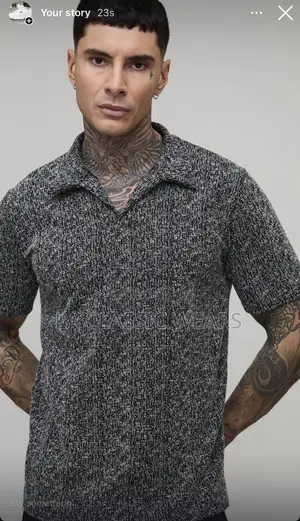 Tall Slim Revere Textured Polo