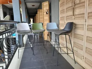 Noble Quality Plastic Top Padded High Barstool