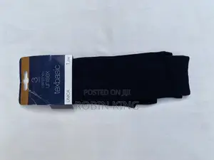 Texbasic Polyamide Nylon Black Socks Set of 3 One Size