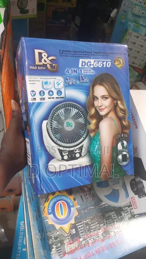 Solar Table Fan