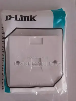 D Link Cat 6 Single Faceplate With Module
