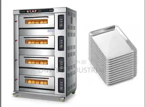 4 Deck 16 Trays Baking Oven
