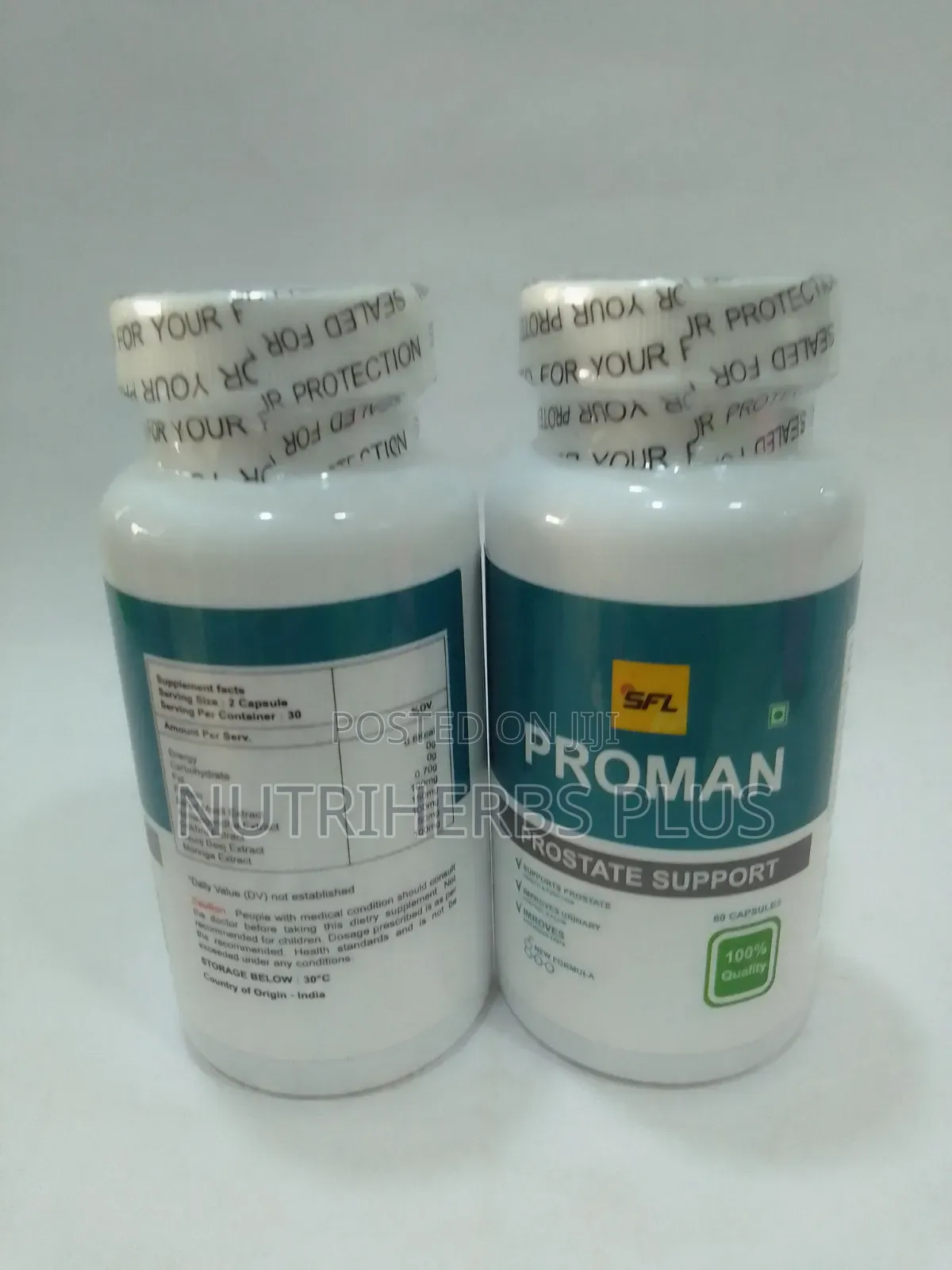 SFL Proman Capsules: For Healthy Prostate Size
