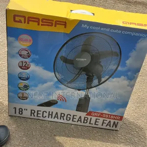 Qasa Rechargeable Fan 18 Inches With Remote Control (Qrf-5918hr)