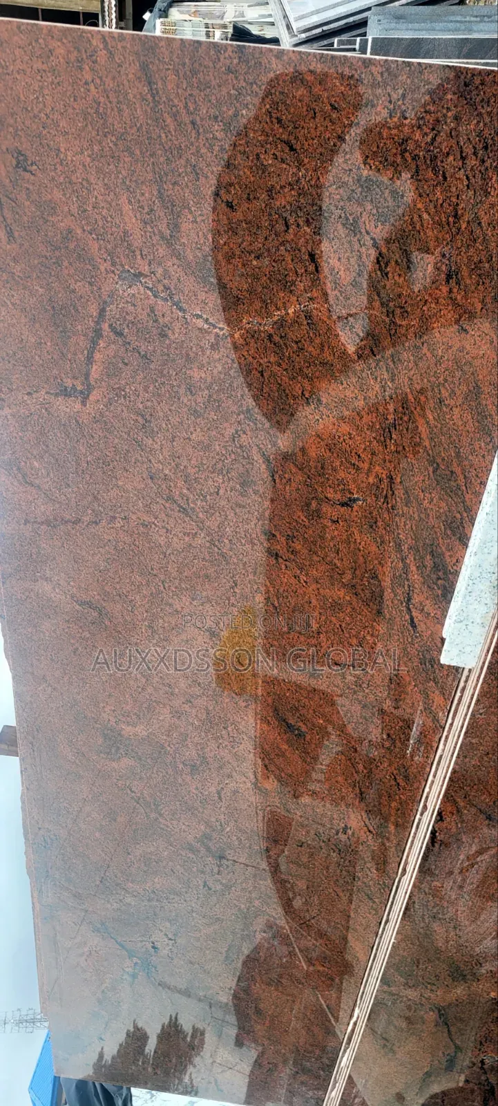 Red Multicolored Granite Slabs