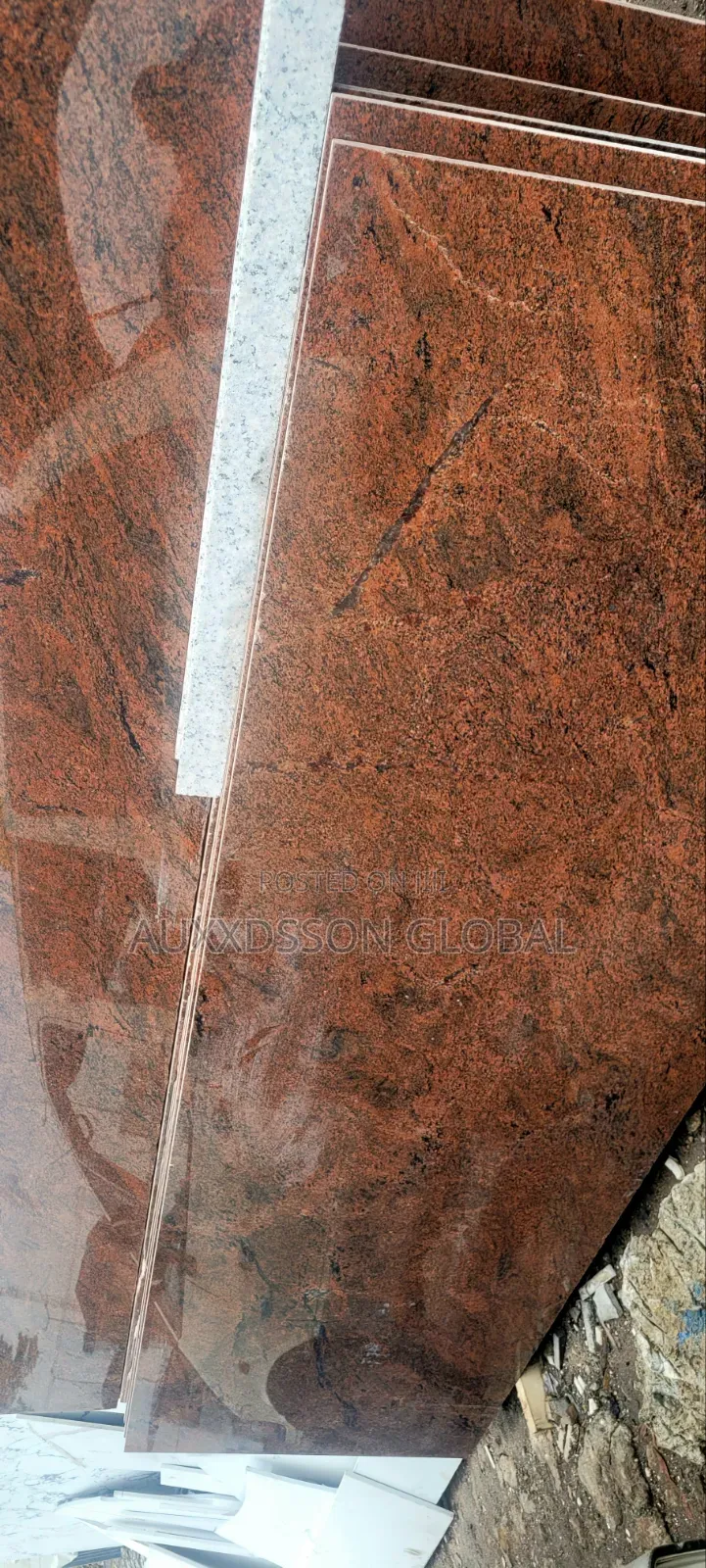 Red Multicolored Granite Slabs