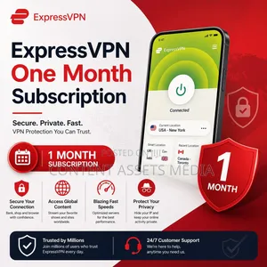 Express VPN (1 Month Premium Subscription)