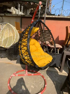 Swing Chair With Yellow Foam