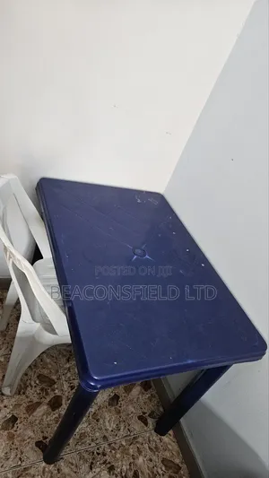 Plastic Table and 1 Plastic Chair