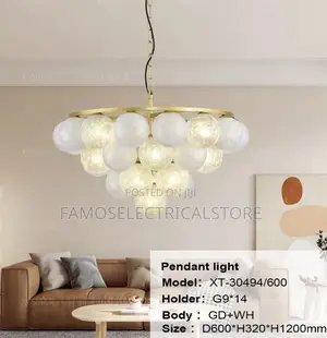 Minimalistic Globe Living Room Chandelier