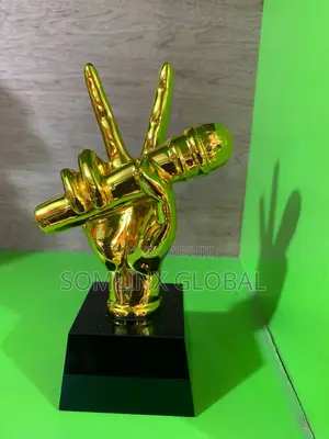 Trophy Mic With Branding