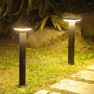 Modren Round Square Led Outdoor Post Lights