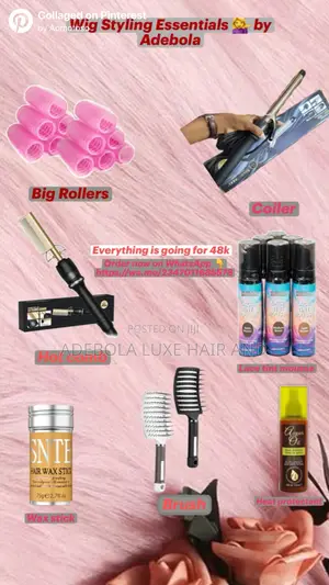 Wig Styling Essentials Hot Comb and Straightener