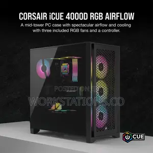 Corsair Icue 4000d Argb Cc--Ww