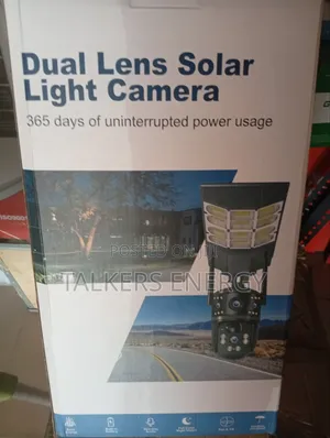 All-in-One Dual Lens Solar Light Security Camera.