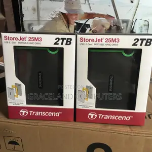 Transcend 2tb Usb 3.1 Storejet 25m3 Portable Hard Drive