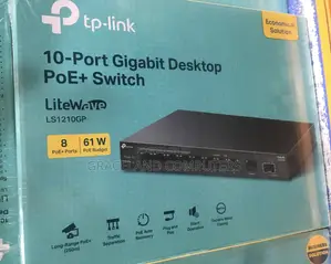 Tp-Link 10-Port Gigabit Poe+ Switch (Ls1210gp)