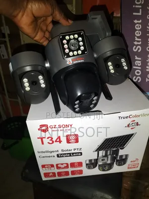 12mp T34 Intelligent Solar PTZ Camera.