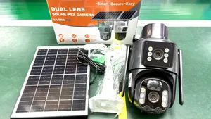 Dual Lens Solar CCTV Camera, 4g Sim Enabled