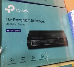Tp-Link 16-Port 10/100mbps Desktop Switch (Tl-Sf1016d)