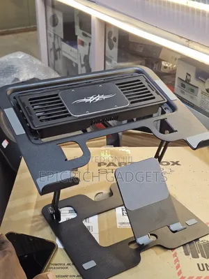 Laptop Holder With Ice Cooling Cooler and Phone Holder