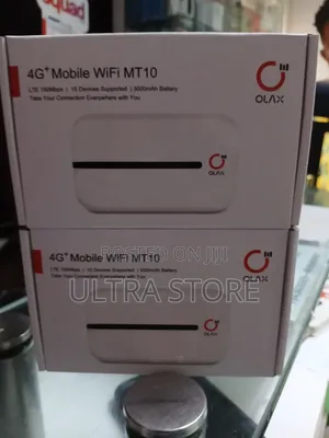 Olax 4g + Lte Mobile Wifi Router for All Network - Mt10 - 3000mah