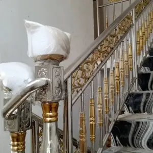 Stainless Handrails Steel With Touch of Gold