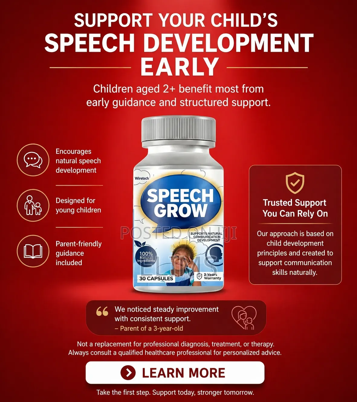 Sspeech Grow Supplement