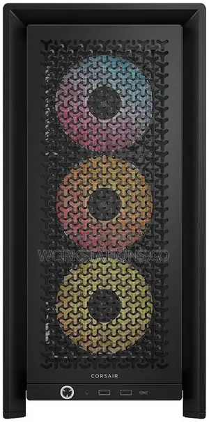 Corsair Frame 4000d Rs Argb Mid-Tower E-Atx Desktop Case (Black)