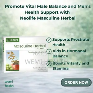 Masculine Herbal Complex for Prostrate Health Masculine Herbal