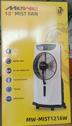 Mewe Rechargeable Mist Fan Mw-Mist1216w