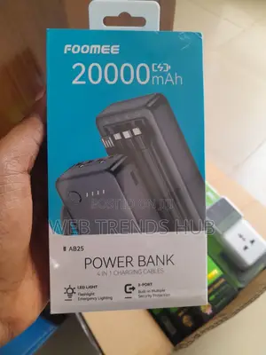 Brand New Foomee Ab25 20,000mah Powerbank - Type-C in/Out