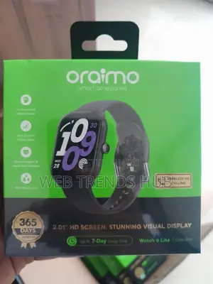 Brand New Oraimo Watch 6 Lite (Osw-809) - 2.01" Hd Large Screen
