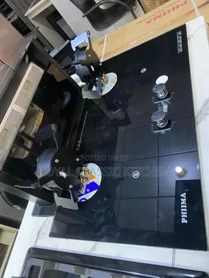 Black Glass Cooker Hob